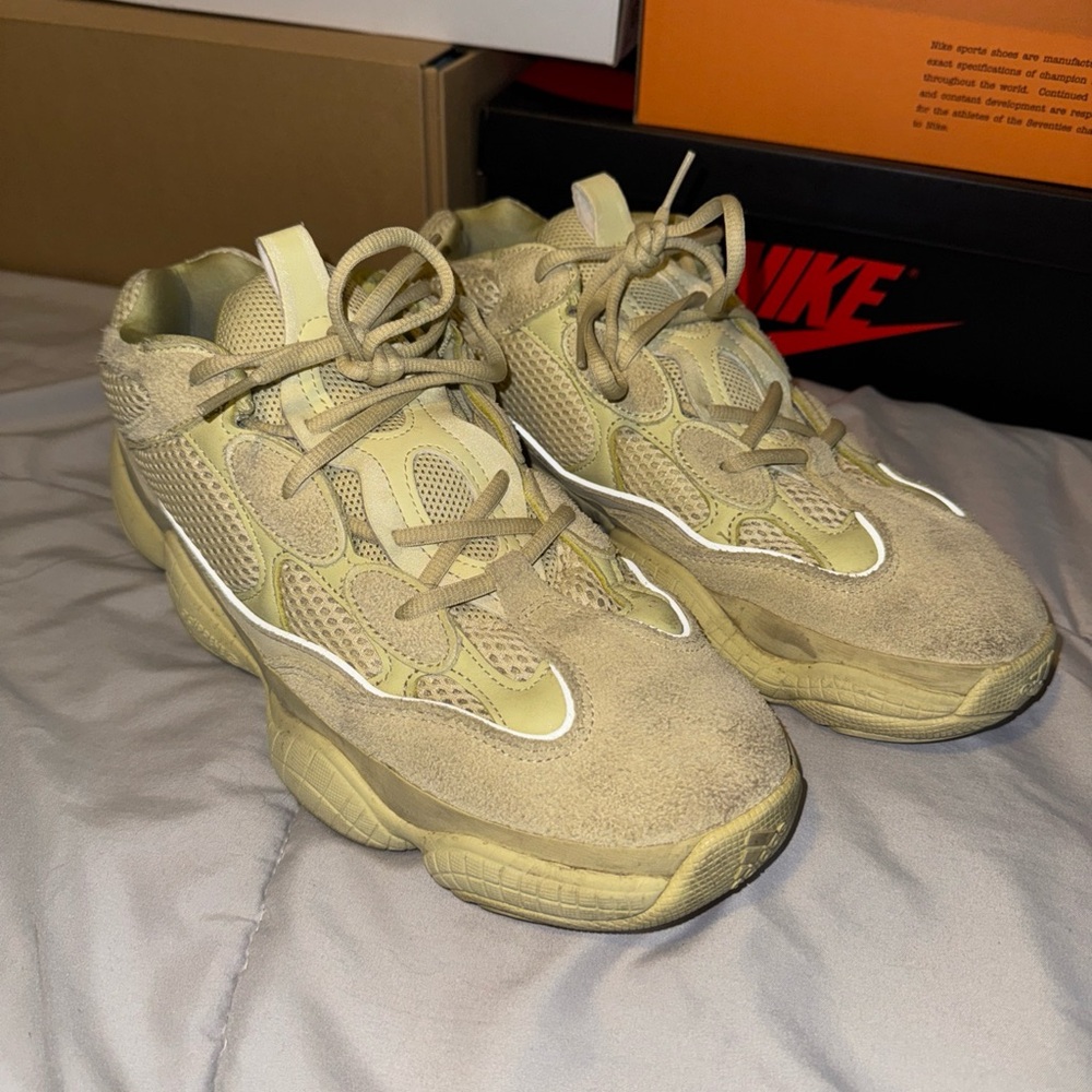 Adidas Yeezy 500 moon Yellow Sneakers